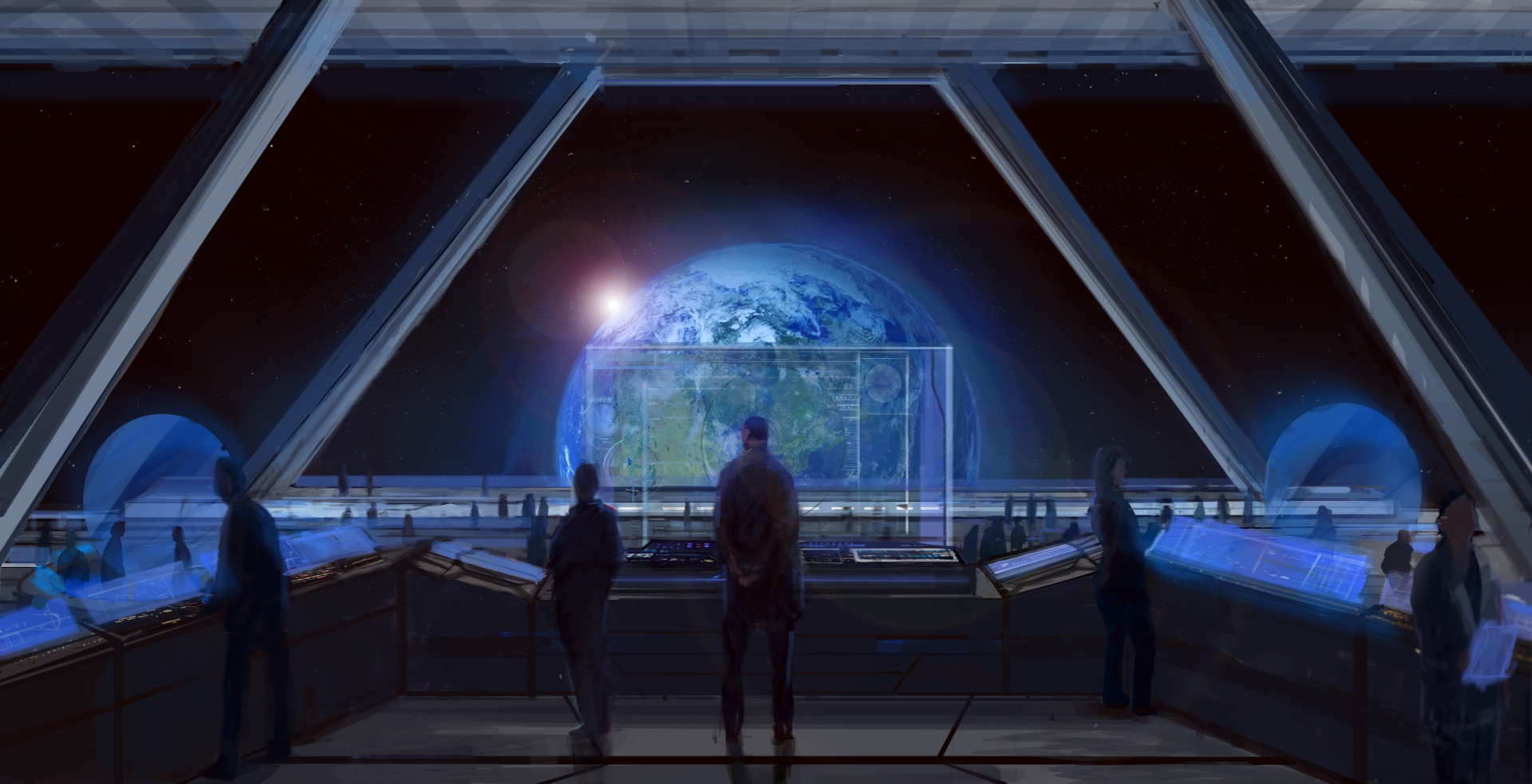 Battlestation Commander Bridge