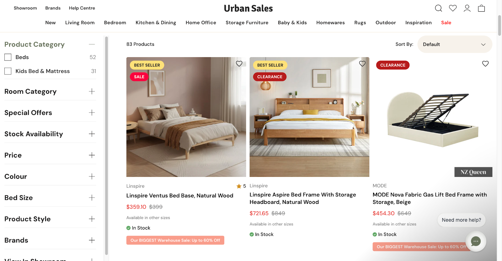 urban sales prioritize bestsellers in collections with boost merchandising