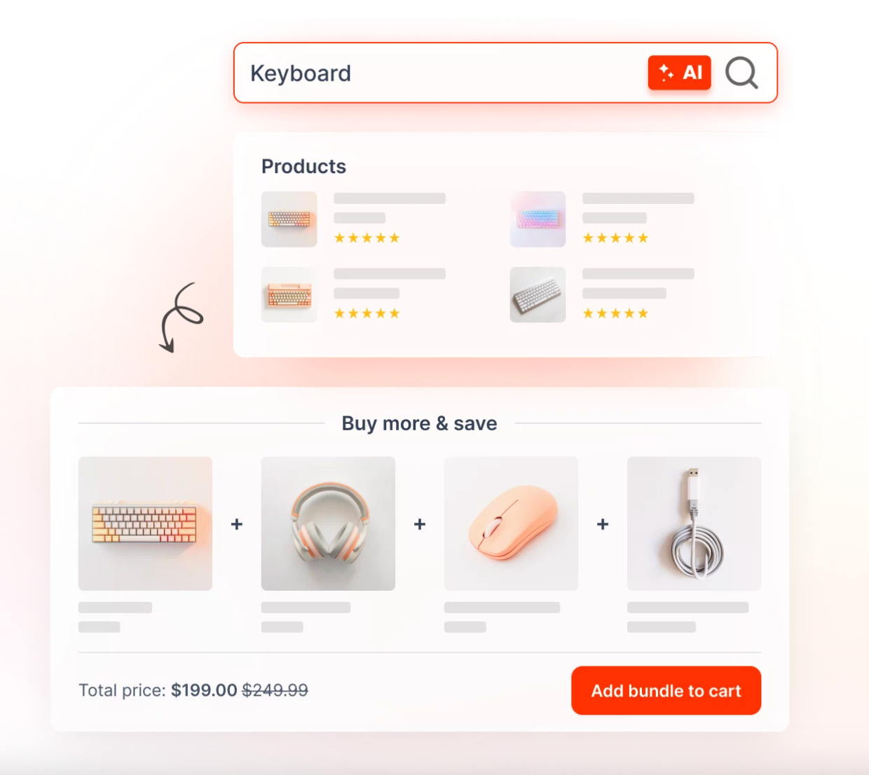 bundles in search result dropdown boost commerce