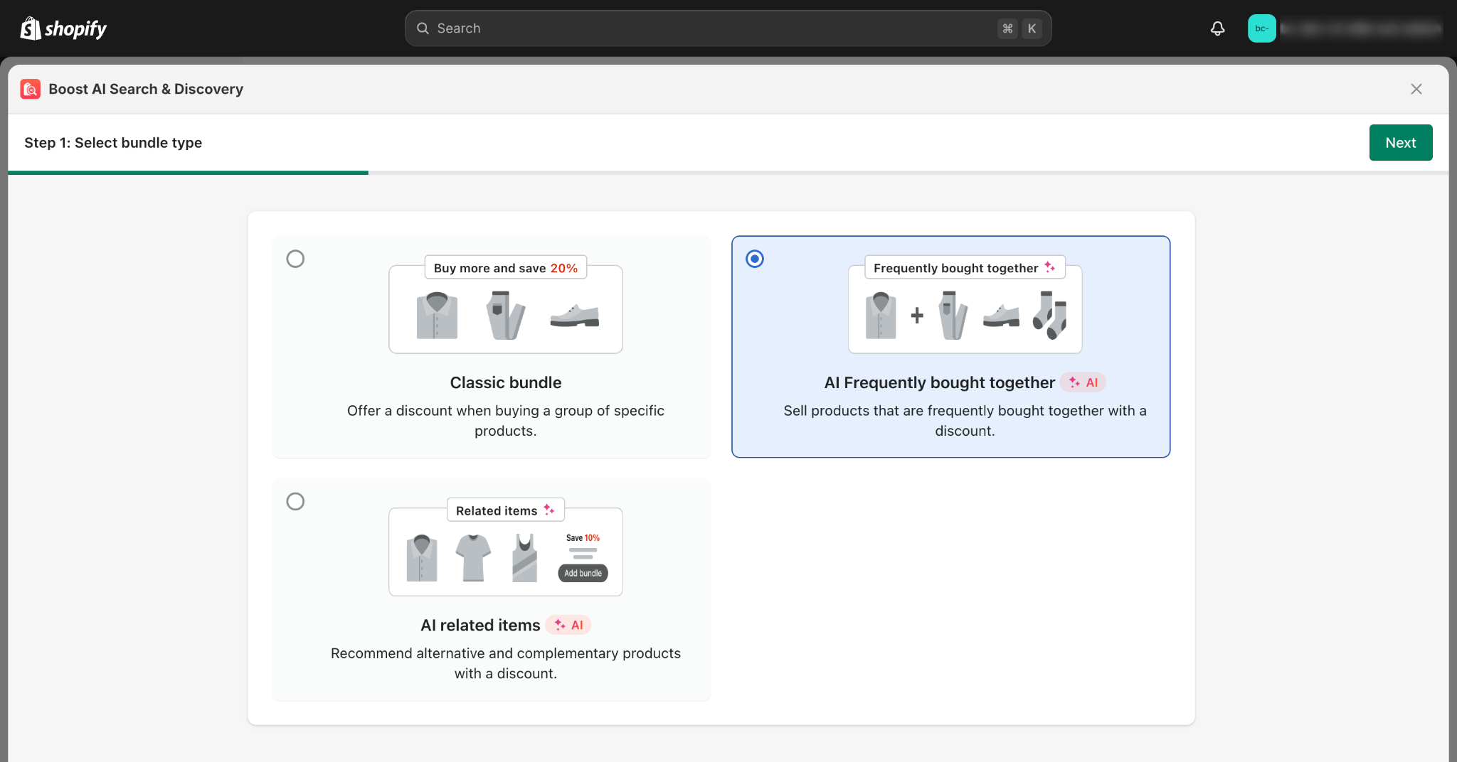 create a bundle in boost commerce