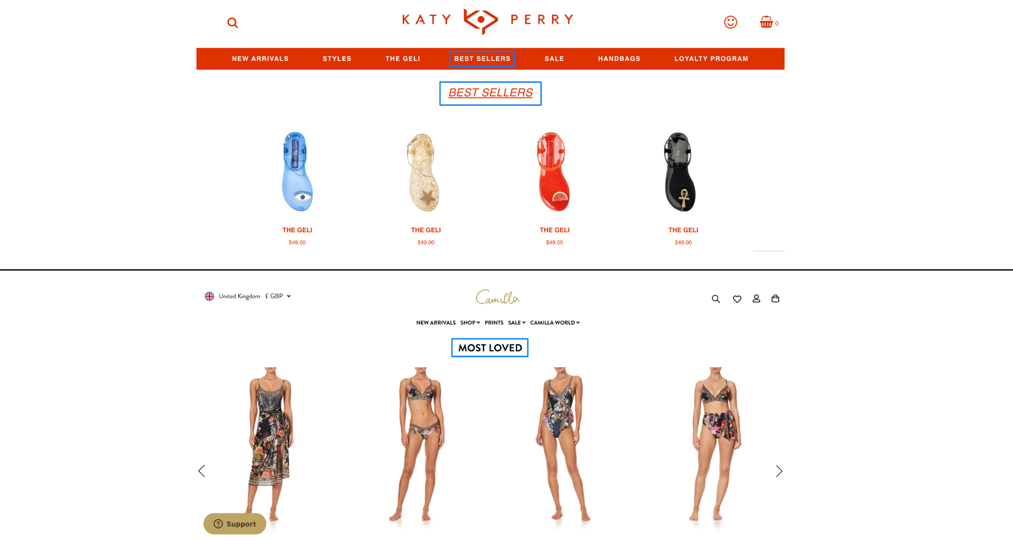online recommendation widget for bestsellers