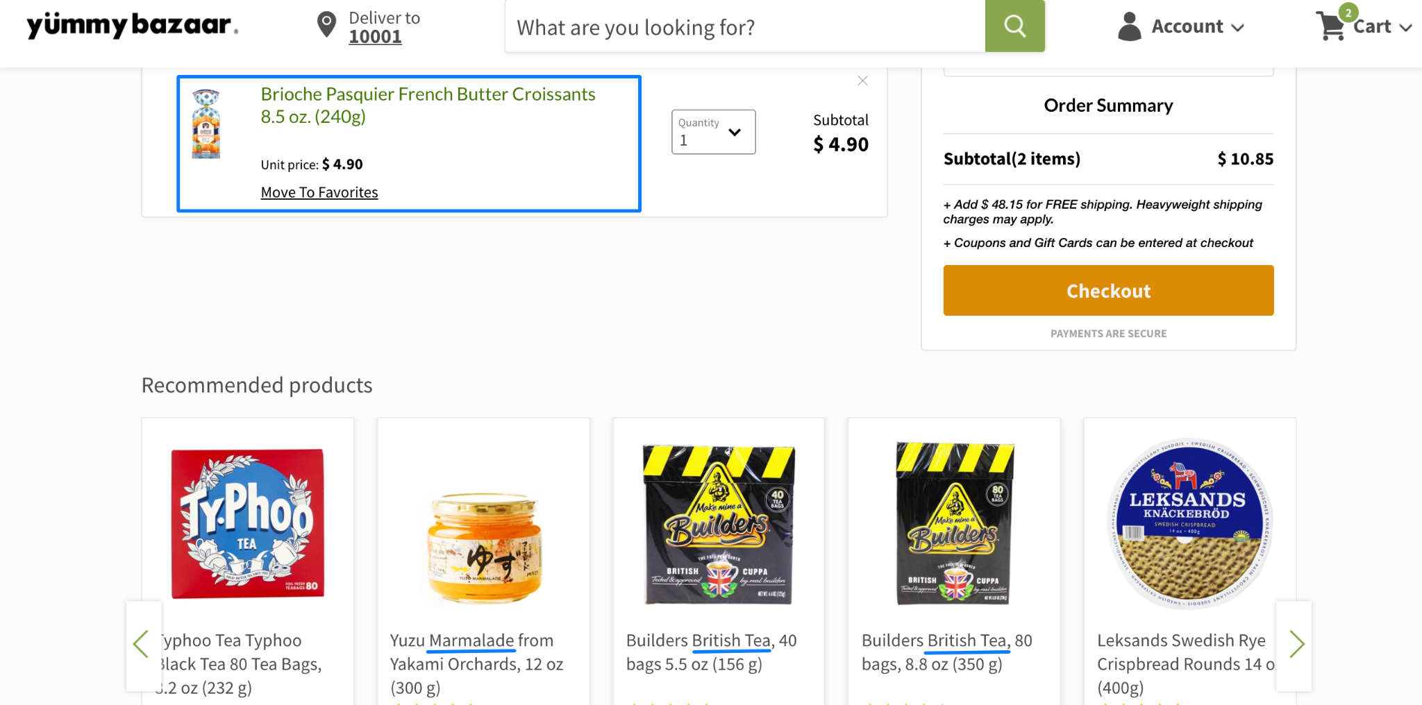 auto product recommendation