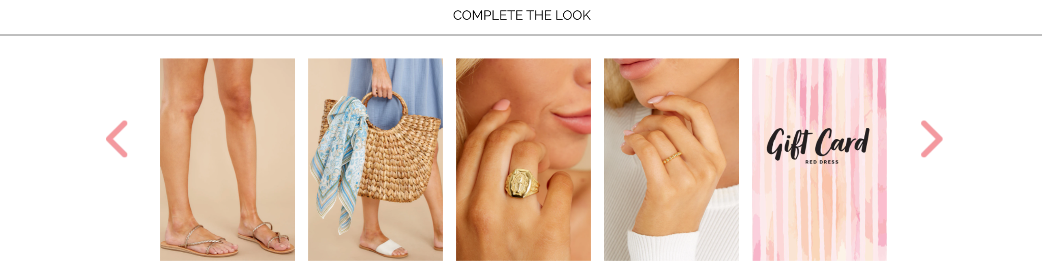 complete the look recommendation