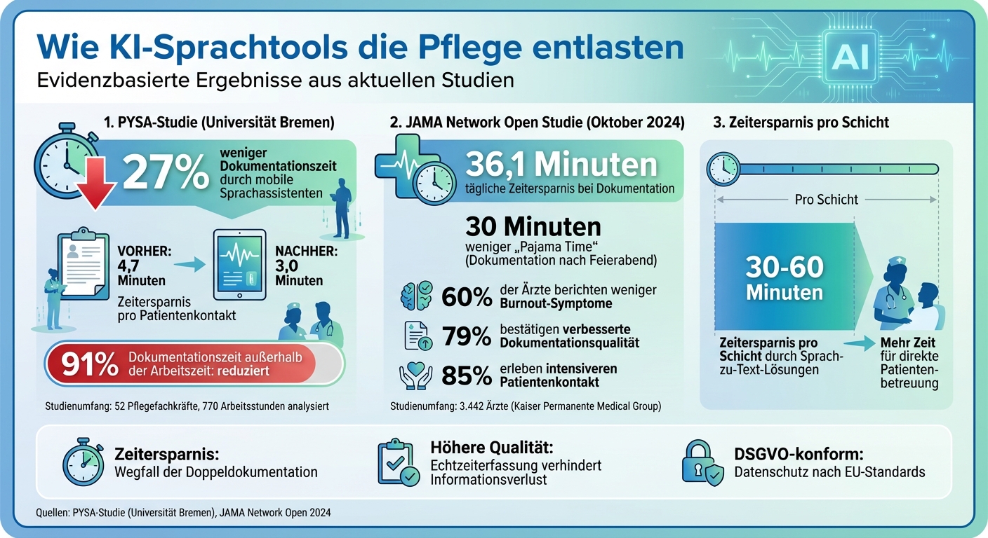 KI-Sprachtools in der Pflege: Zeitersparnis und Entlastung durch digitale Dokumentation