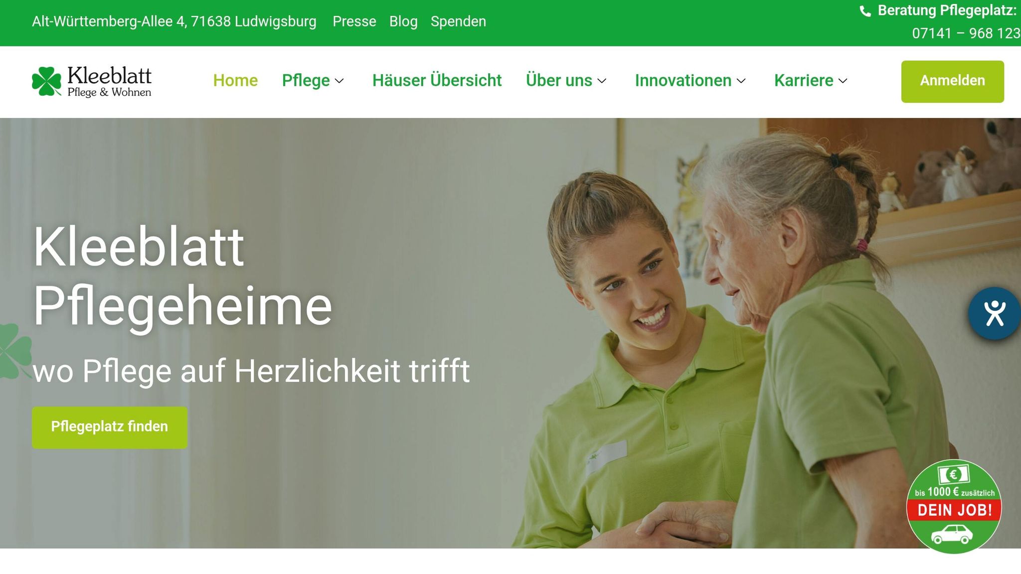 Kleeblatt Pflegeheime