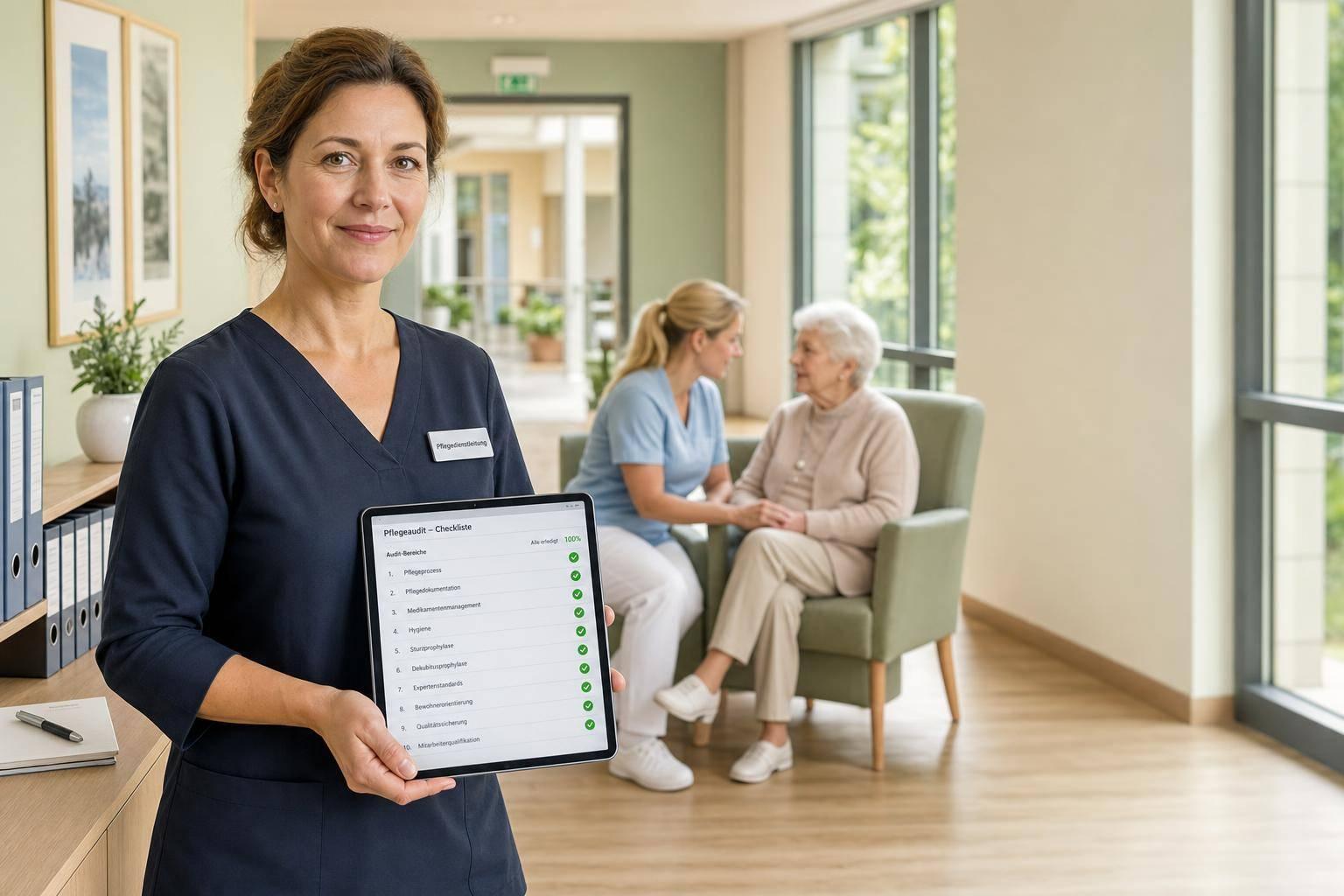 Pflegeaudit: Ablauf, Checkliste und digitale Dokumentation