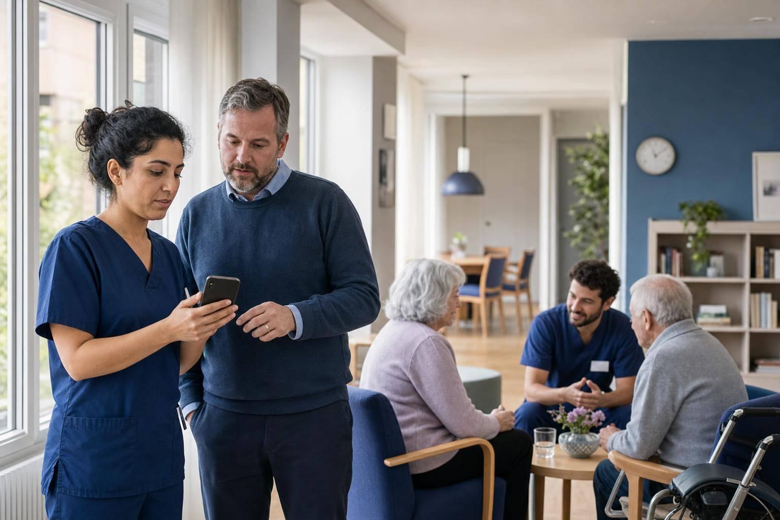 Pflegequalität über mehrere Einrichtungen vergleichen