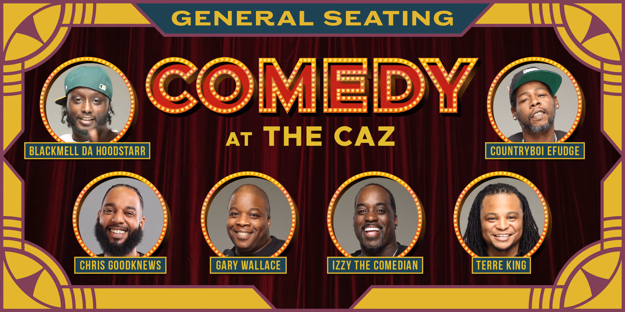 Comedy at The Caz featuring Gary Wallace, Chris Goodknews, Izzy The Comedian & more