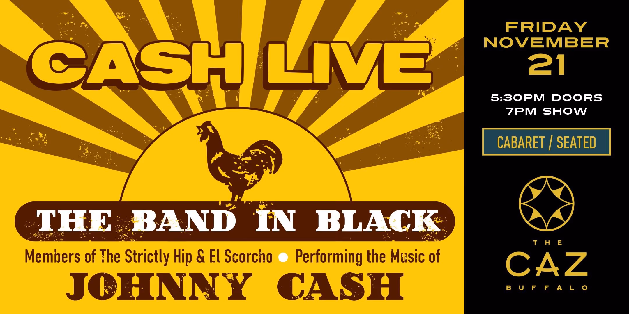 CASH LIVE - The Band In Black / The Music Of Johnny Cash