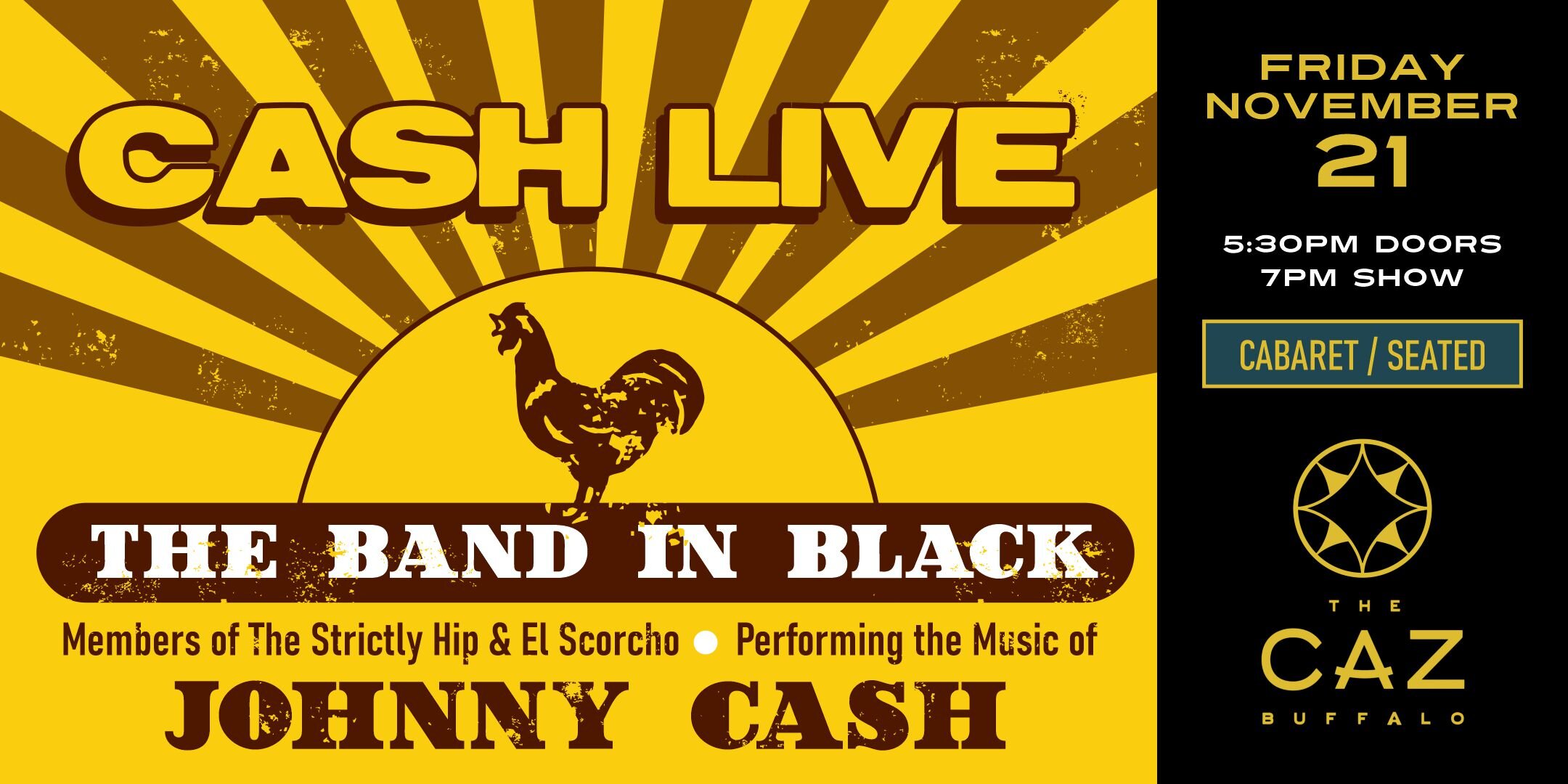 CASH LIVE - The Band In Black / The Music Of Johnny Cash