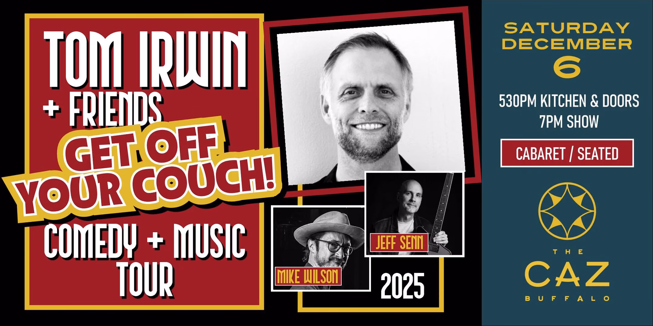 Tom Irwin Comedy Show w/ Special Guests