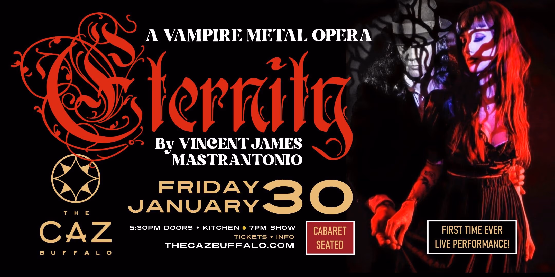 ETERNITY: A Vampire Metal Opera by Vincent James Mastrantonio