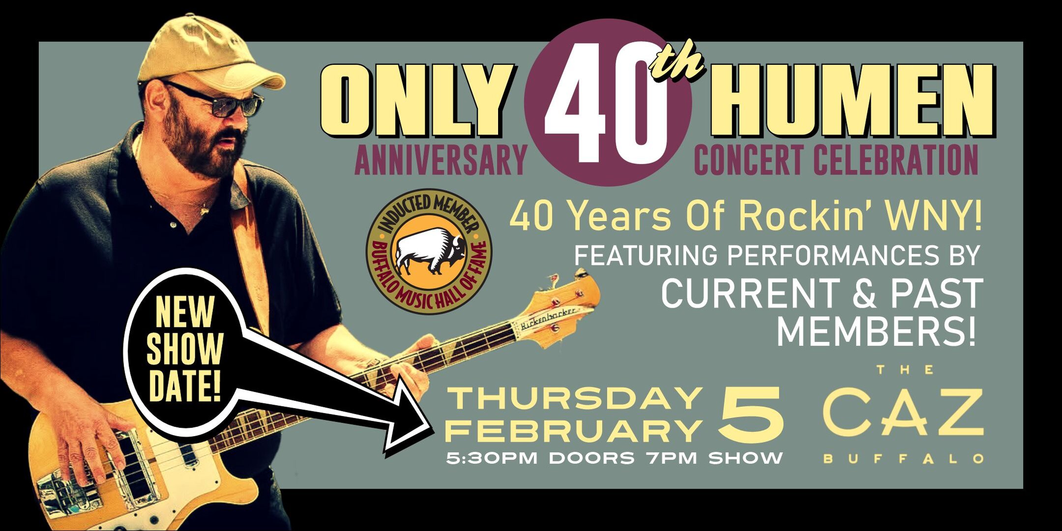 ONLY HUMEN 40TH ANNIVERSARY CONCERT (New Show Date)