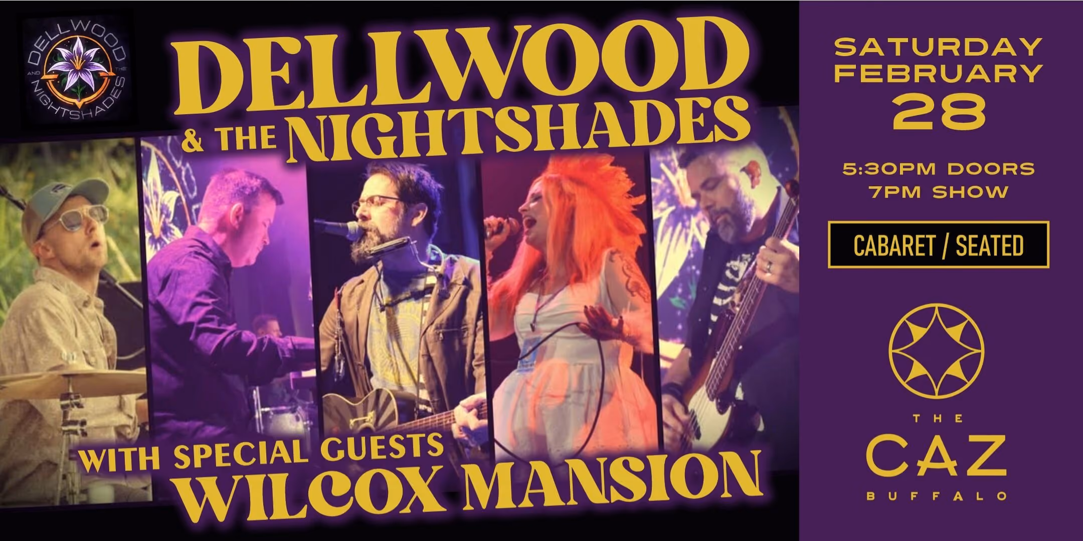 Dellwood & The Night Shades with Wilcox Mansion