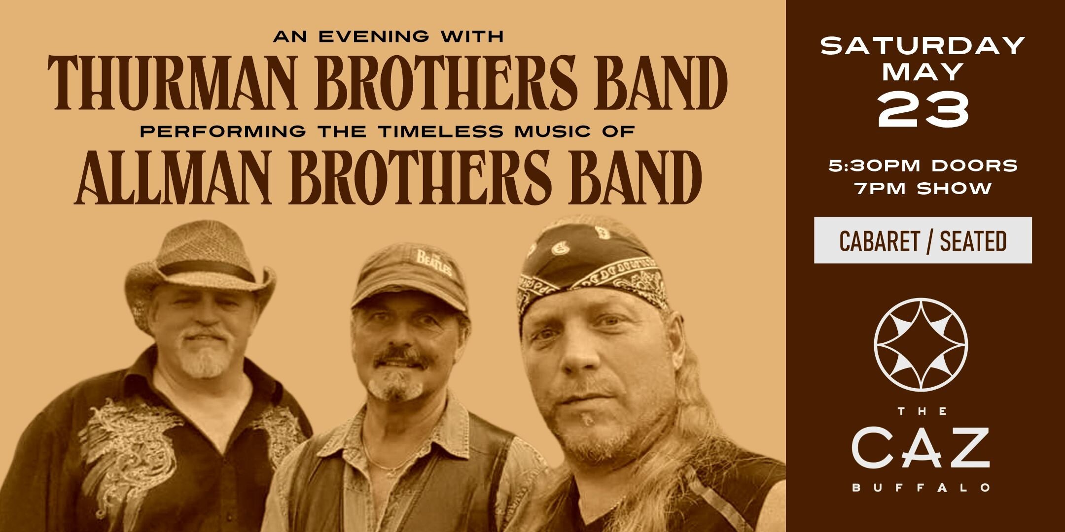 THE THURMAN BROTHERS BAND - The Music Of The Allman Brothers