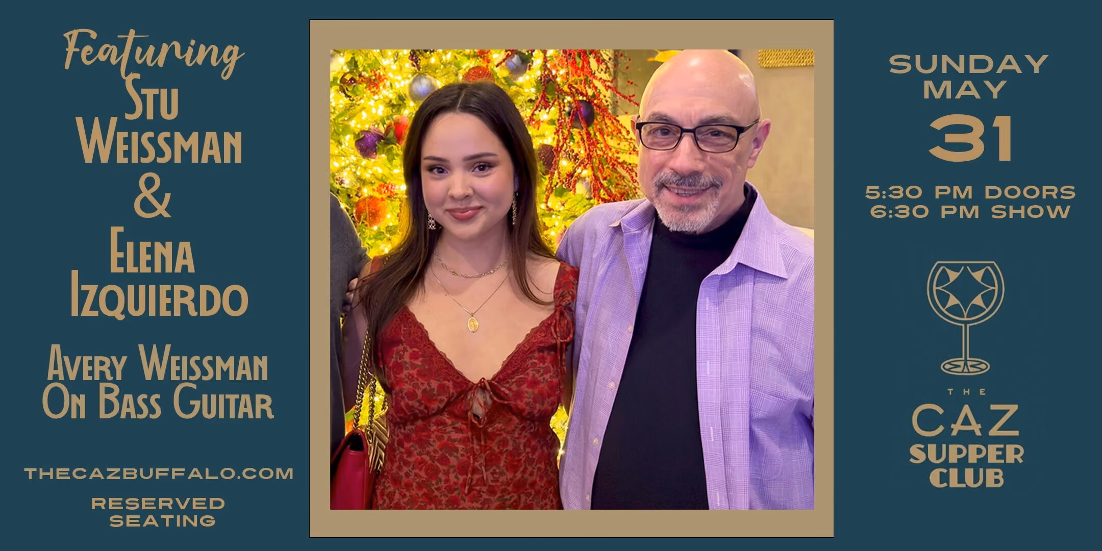 CAZ Supper Club featuring Stu Weissman & Elena Izquierdo