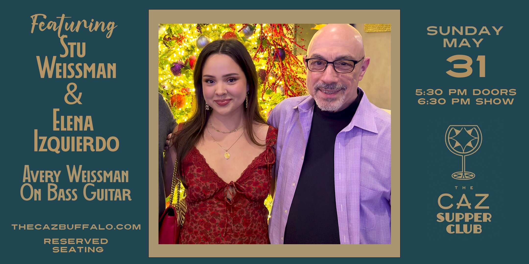 CAZ Supper Club featuring Stu Weissman & Elena Izquierdo
