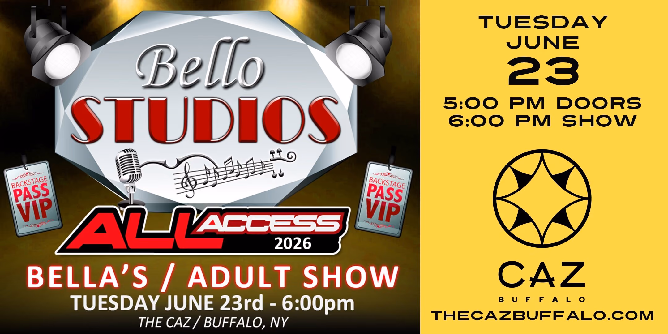 Bello Voice Studio Adult Show