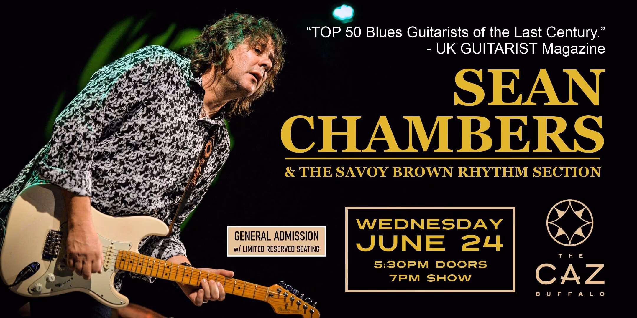 Sean Chambers with the Savoy Brown Rhythm Section