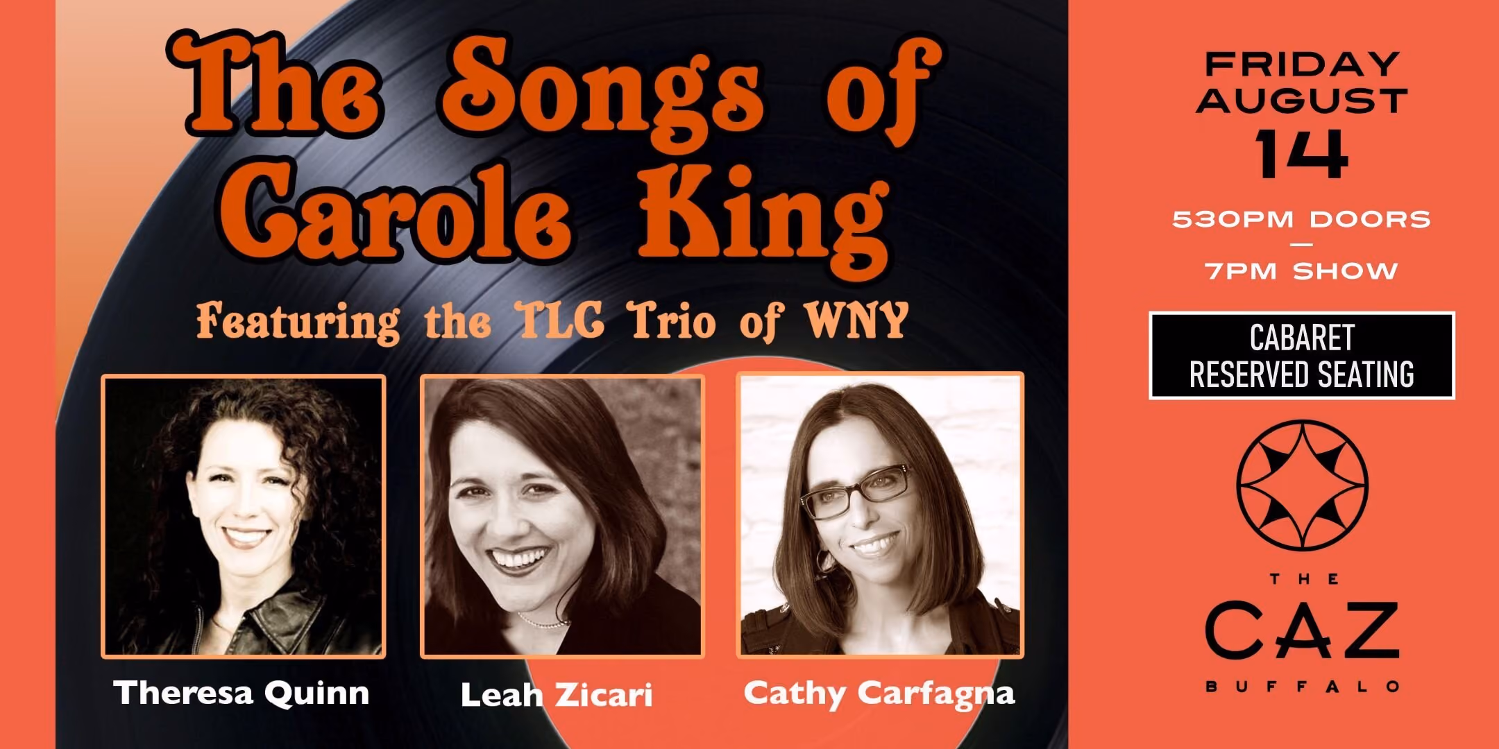 The Songs Of Carole King - The TLC Trio of WNY