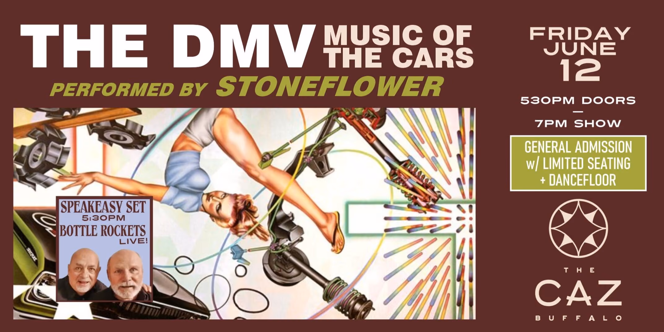 The DMV: The Music Of The Cars - Presented by Stoneflower w/ The Bottle Rockets