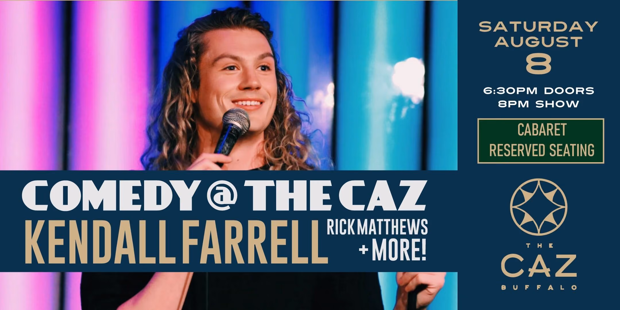 Comedy @ The Caz: KENDALL FARRELL w/ Rick Matthews + More