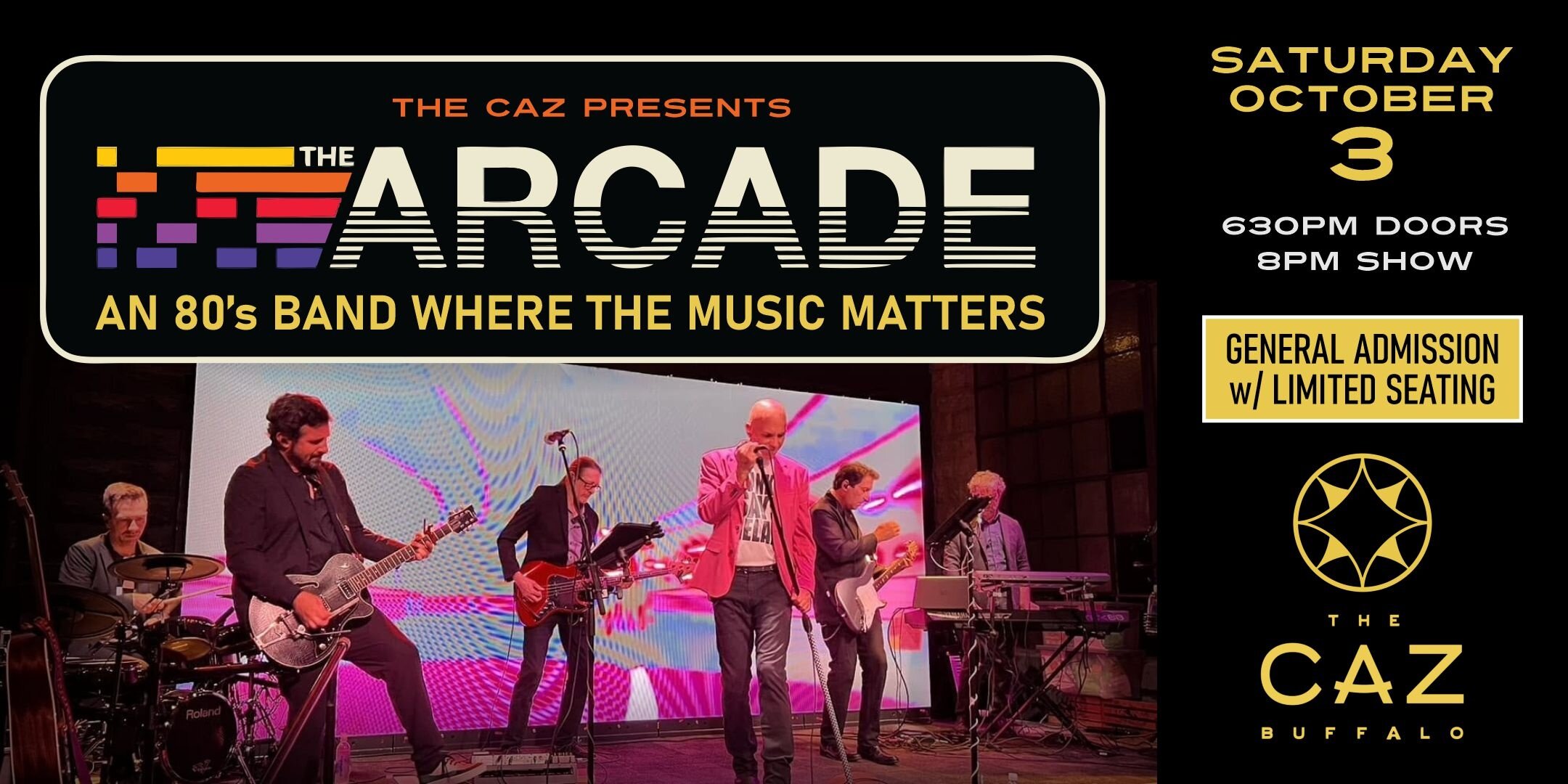 THE ARCADE - Live Music Tribute to The 80s