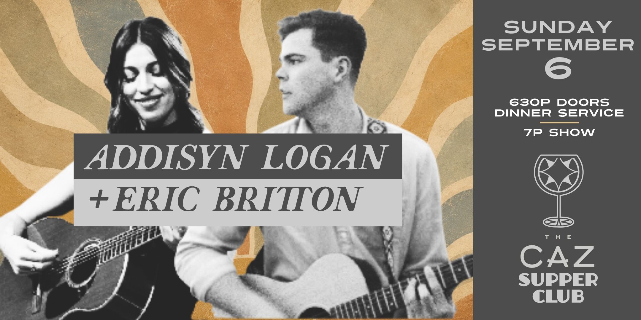 Addisyn Logan & Eric Britton - The Caz Supper Club