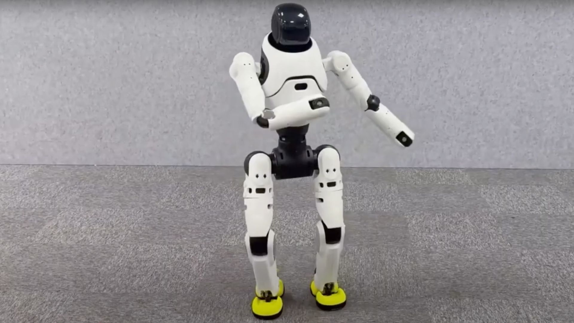 AGIBOT humanoid robots lineup including A2, Expedition A3, G2, X2, and D1 quadruped at CES 2026