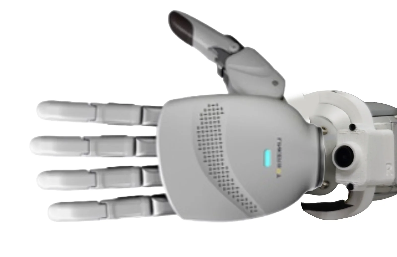 Bionic five-finger hand with wrist camera for Unitree R1-A teleoperation data collection