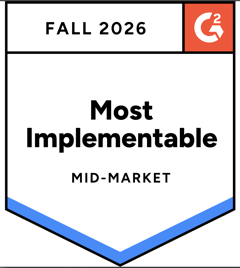 G2 Most Implementable badge