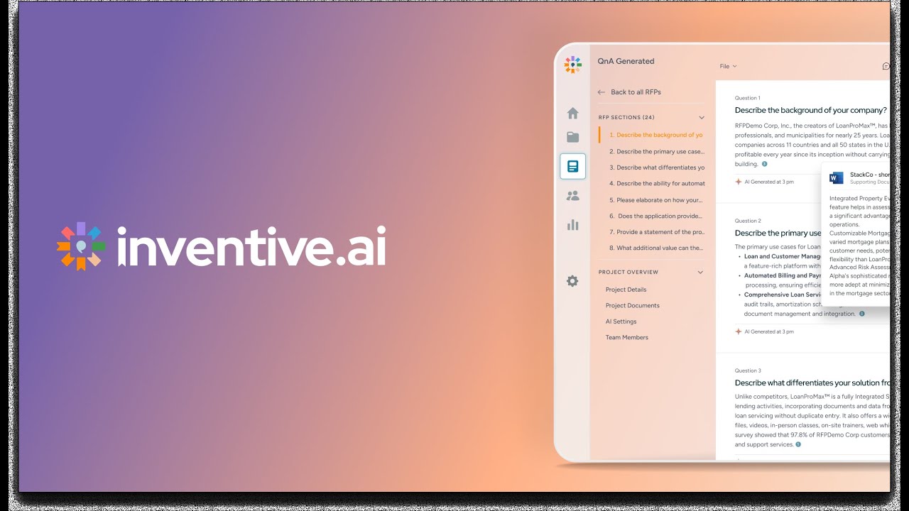 Inventive AI — Y Combinator Launch