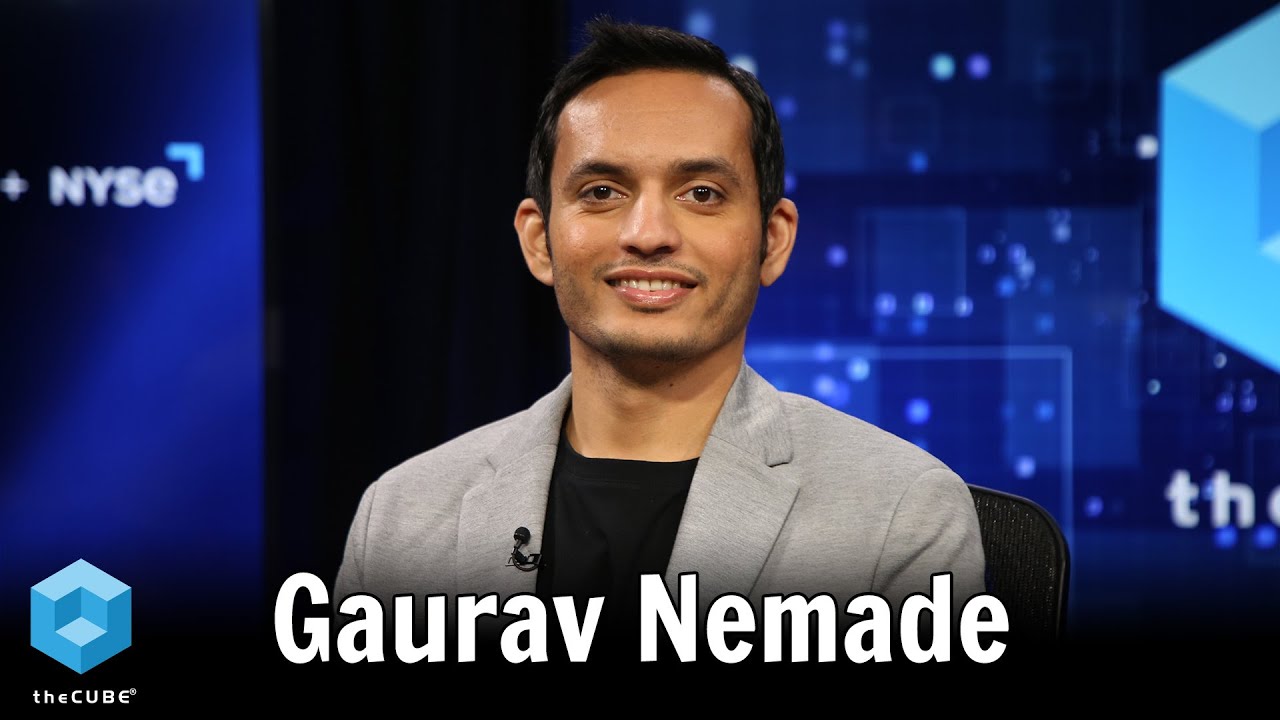 Gaurav Nemade, Co-Founder of Inventive AI, being interviewed on NYSE Wired