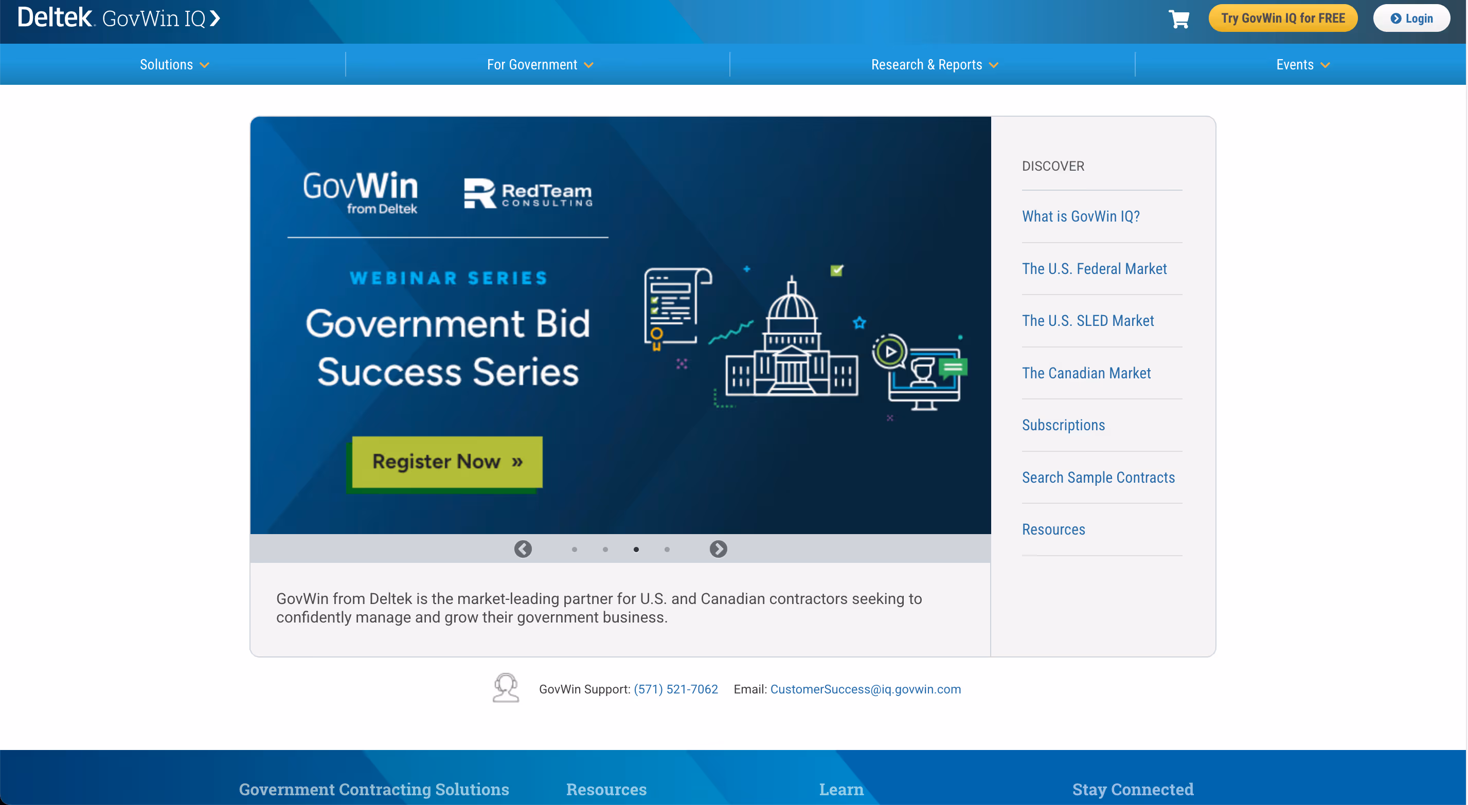 GovWin IQ by Deltek