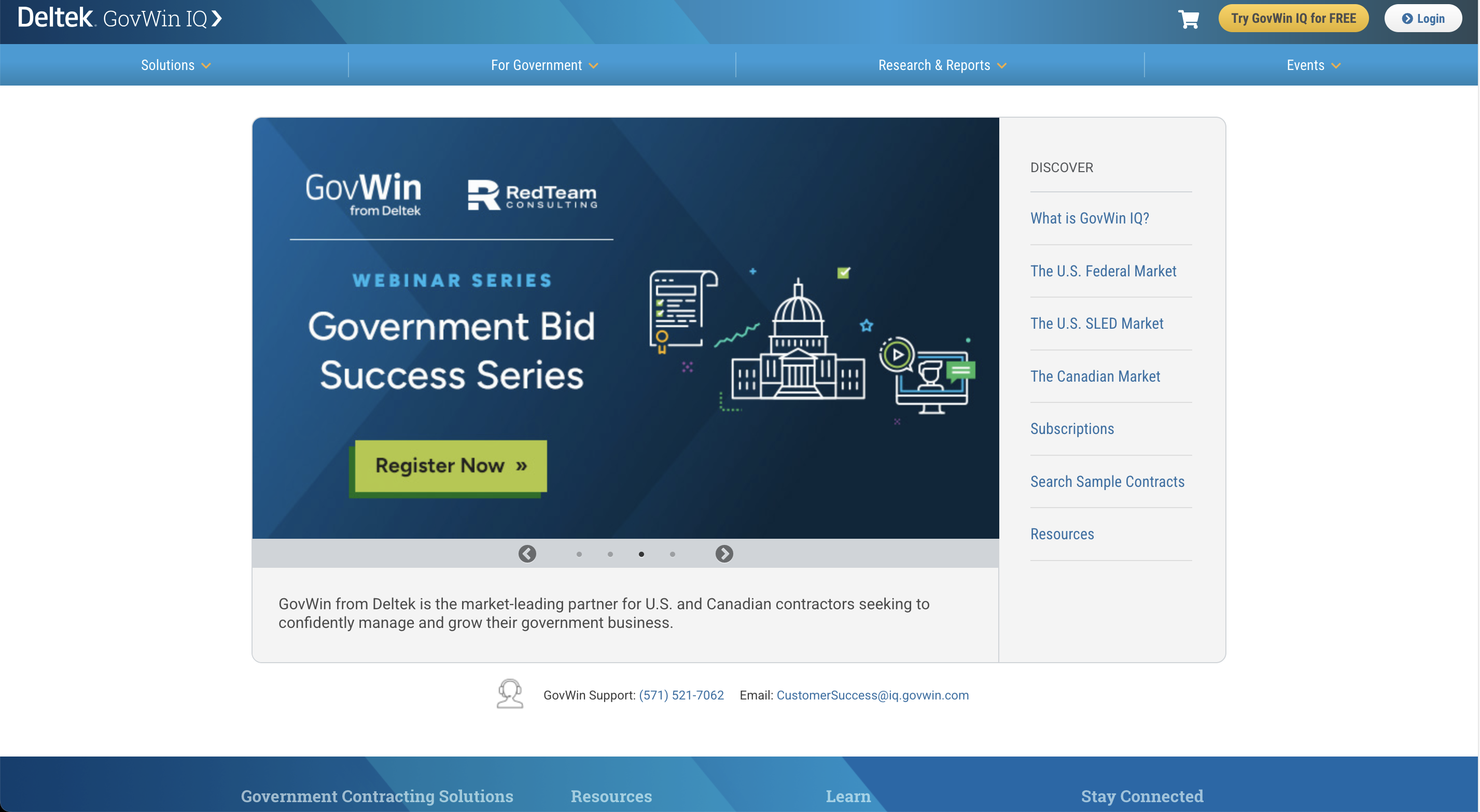 GovWin IQ by Deltek