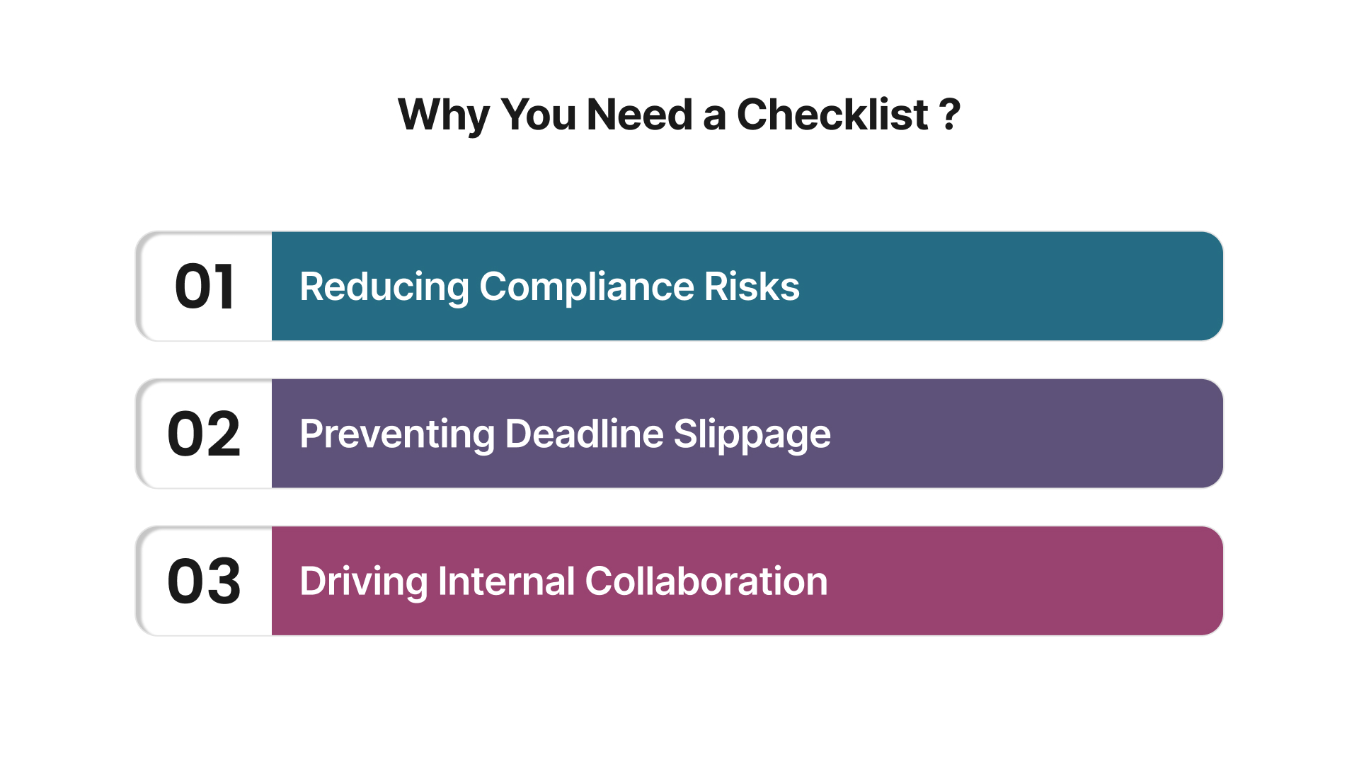 Why You Need a Checklist for Tender Response Management