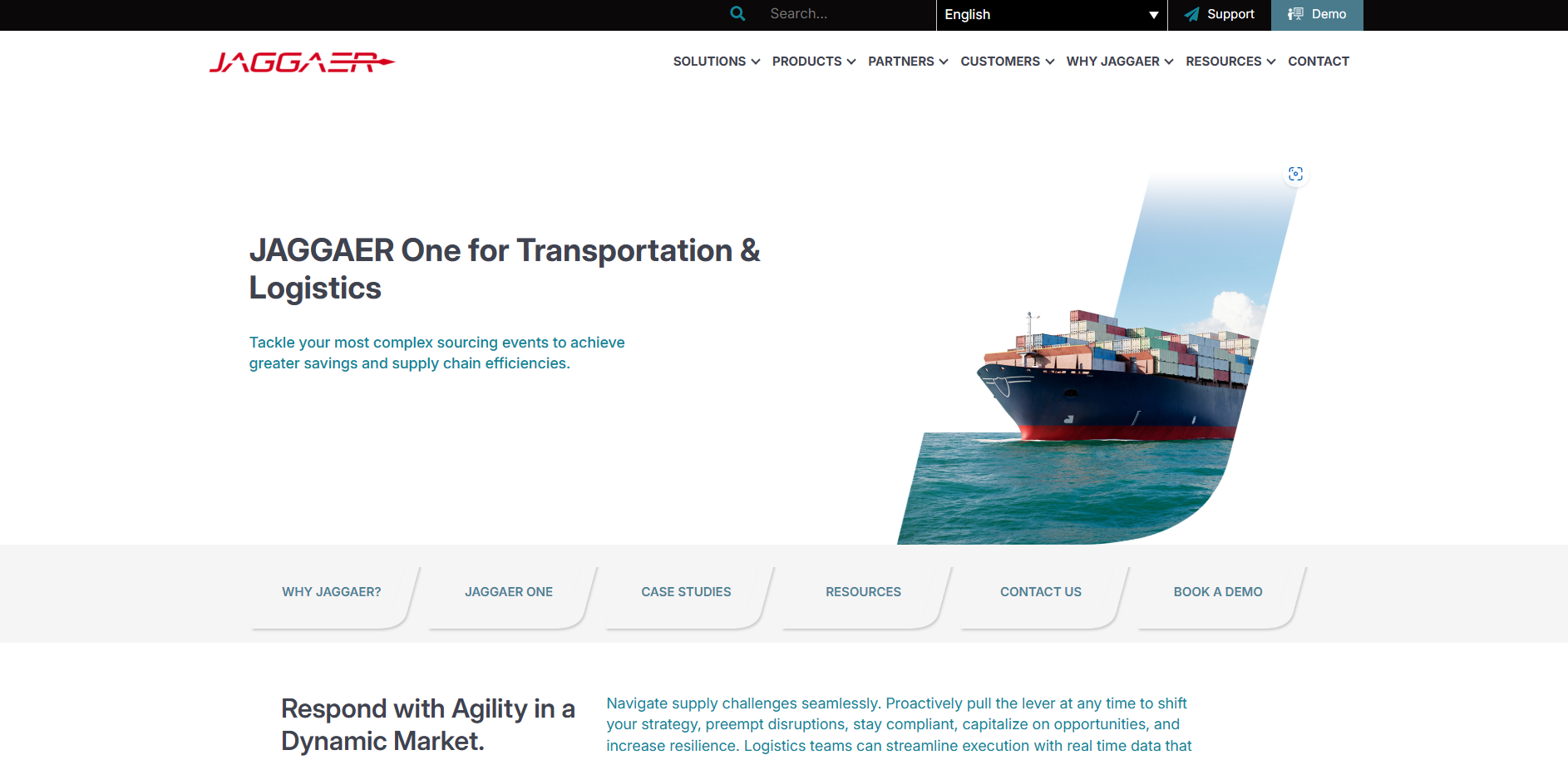 JAGGAER One for Logistics & Transportation Procurement