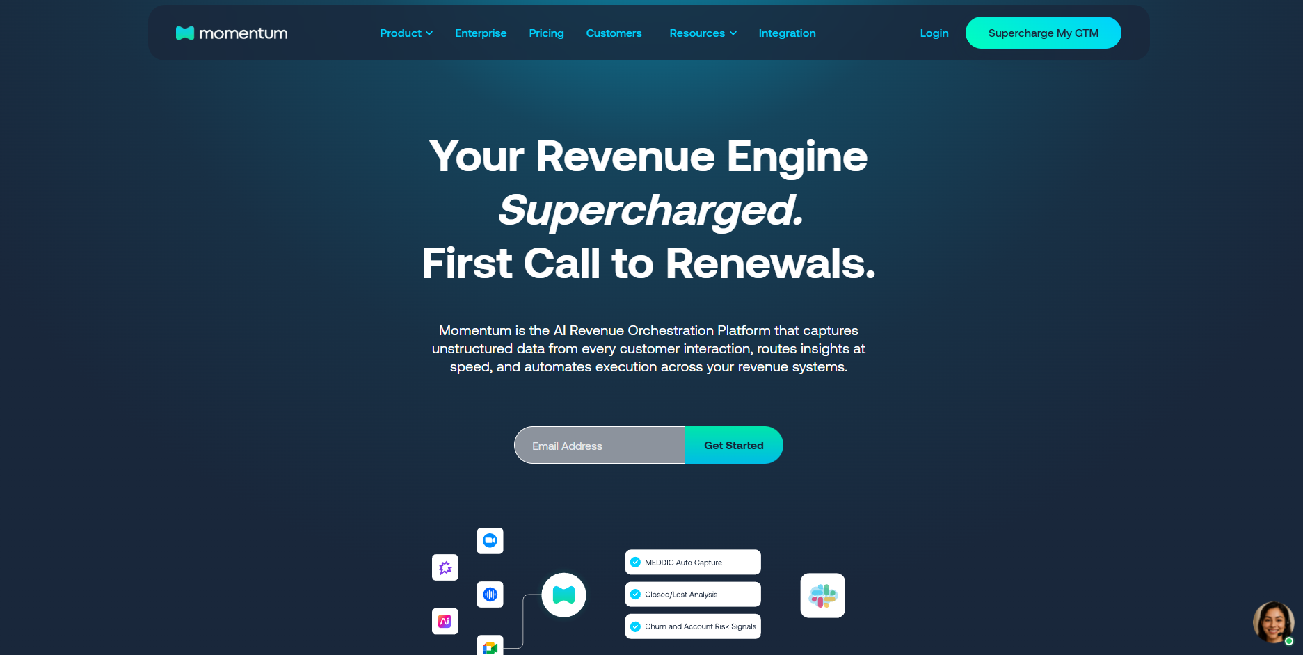Momentum - AE Productivity Automation & CRM Sync