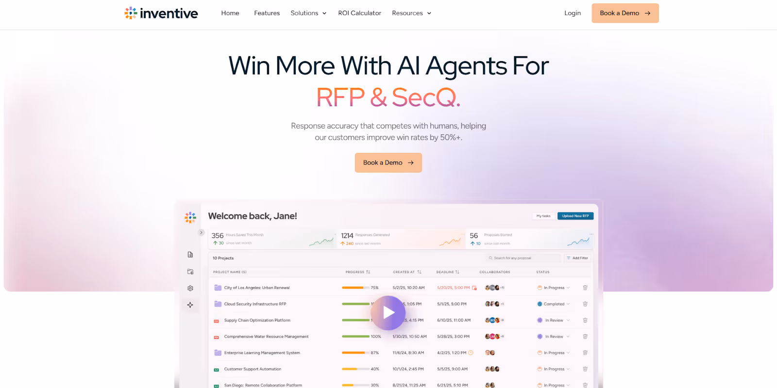 Inventive AI - Proposal & RFP Automation for Sales Engineering Teams