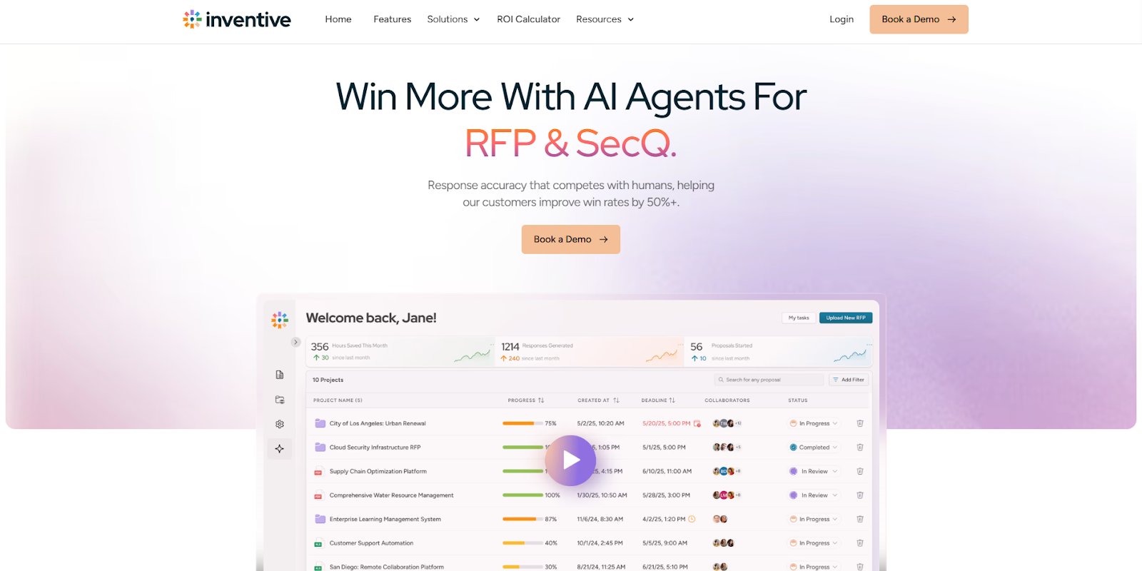 Inventive AI - Proposal & RFP Automation for Sales Engineering Teams