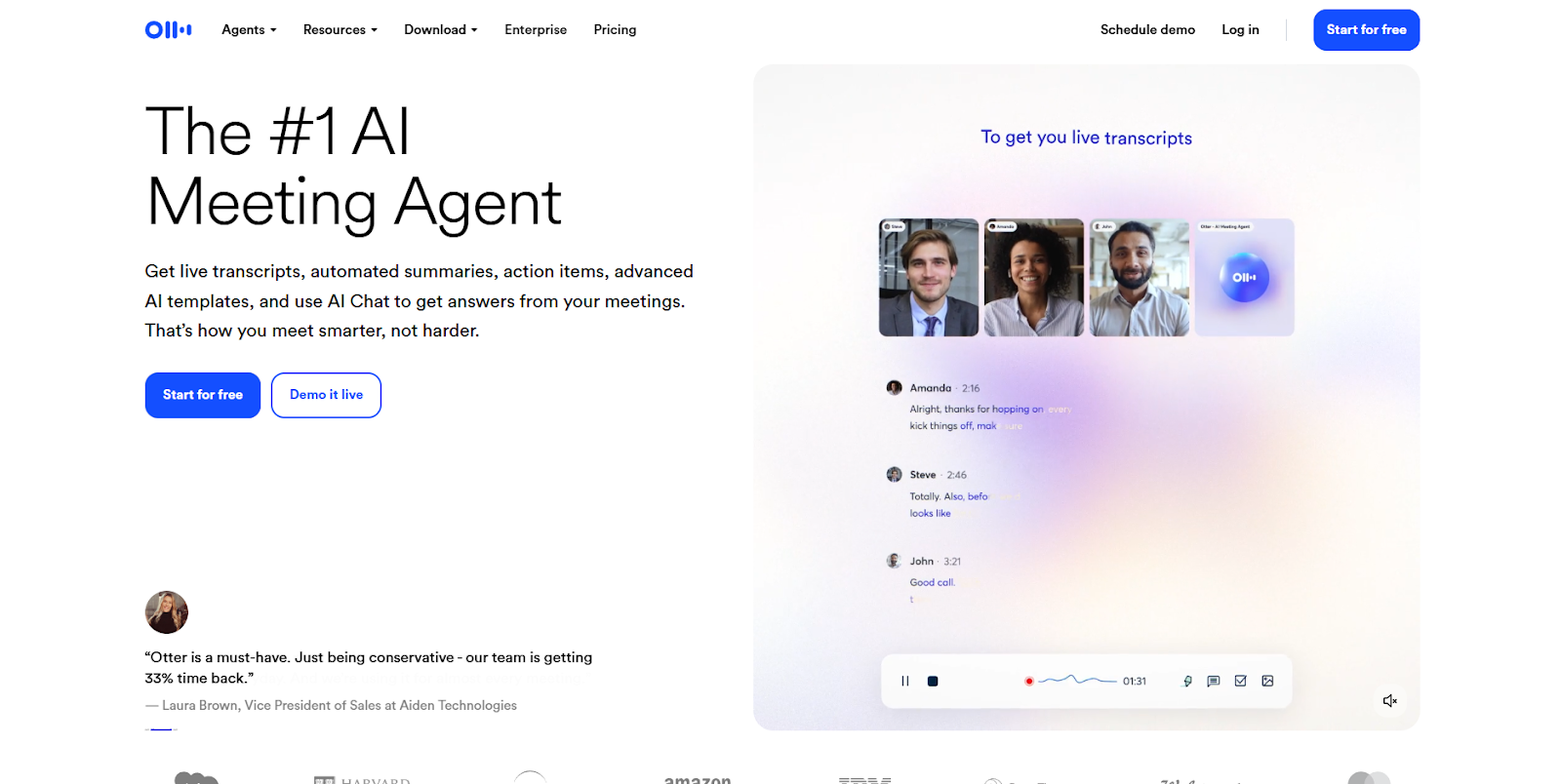 Otter.ai - Meeting Transcription & Notes Platform