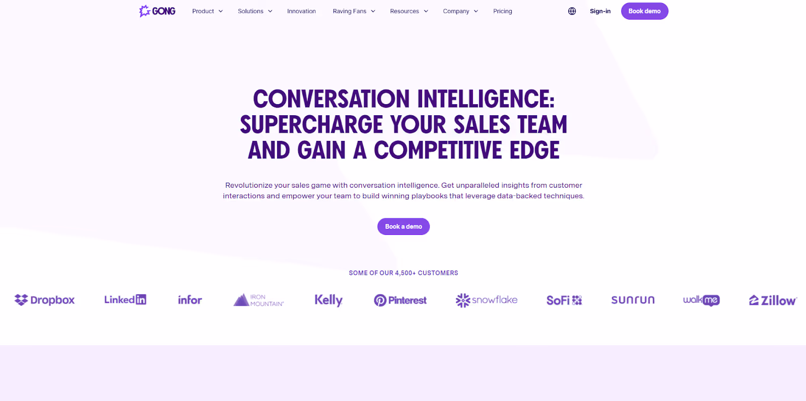 Gong - Conversation Intelligence & Deal Analytics Platform