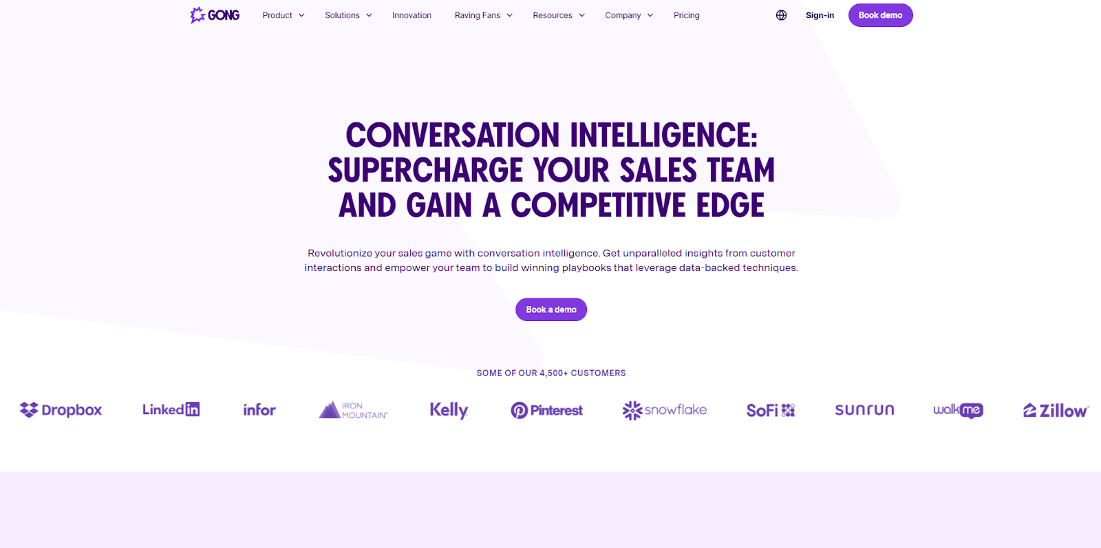 Gong - Conversation Intelligence & Deal Analytics Platform