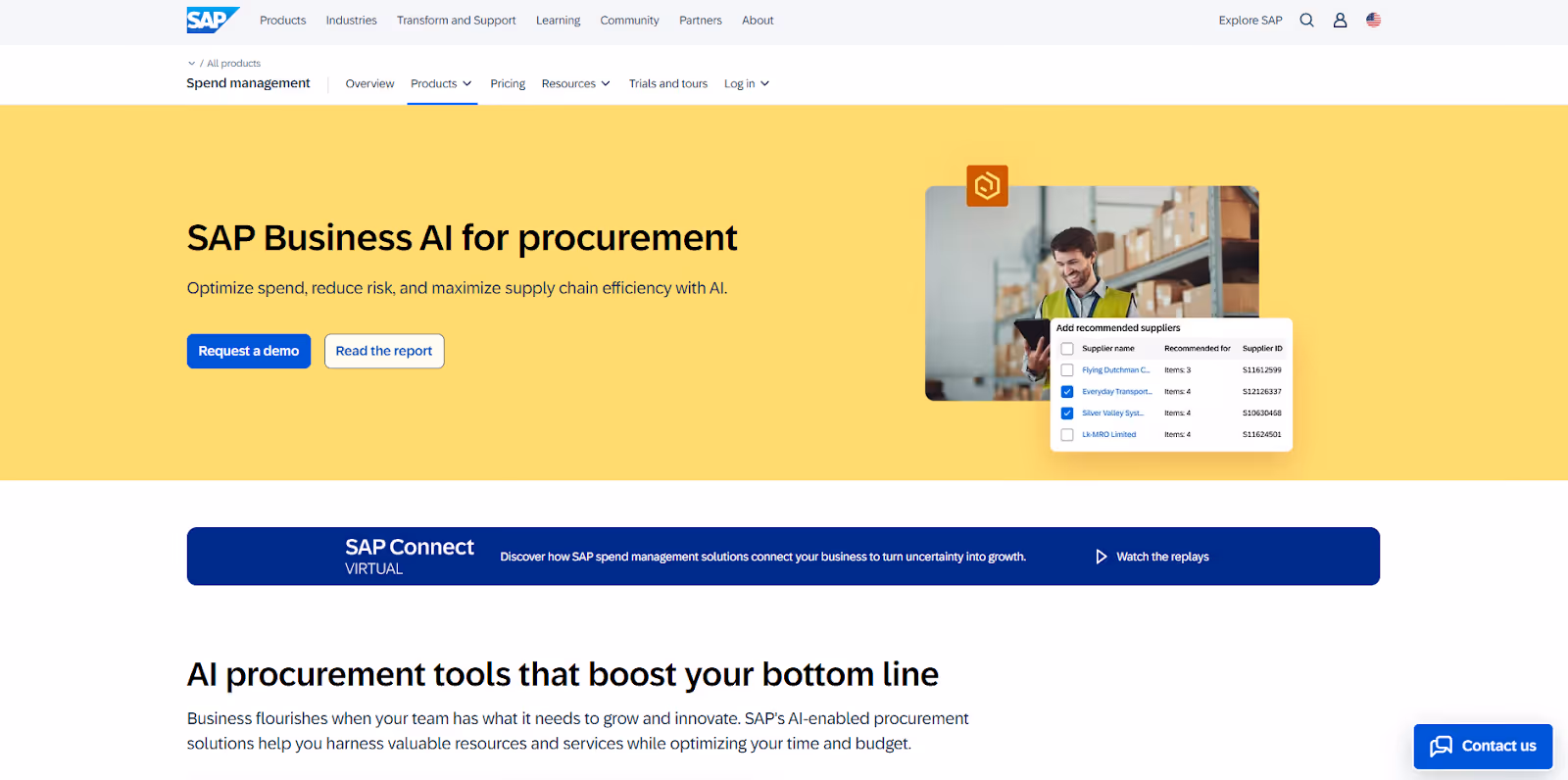 SAP Ariba + SAP Procurement AI Modules