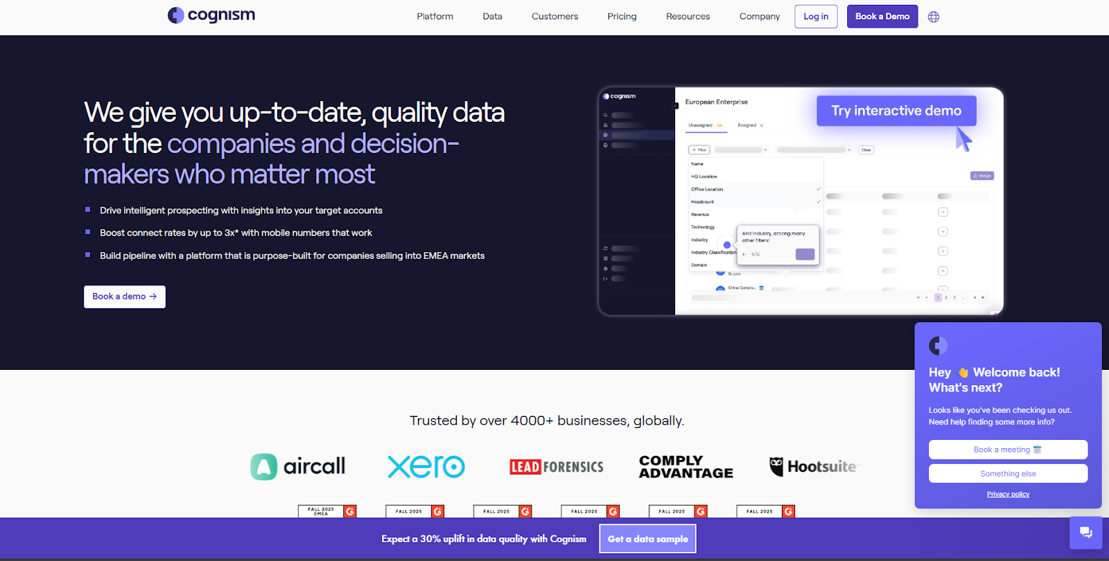 Cognism Intelligence