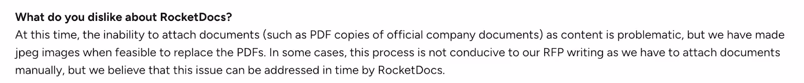 Negative Review of RocketDocs