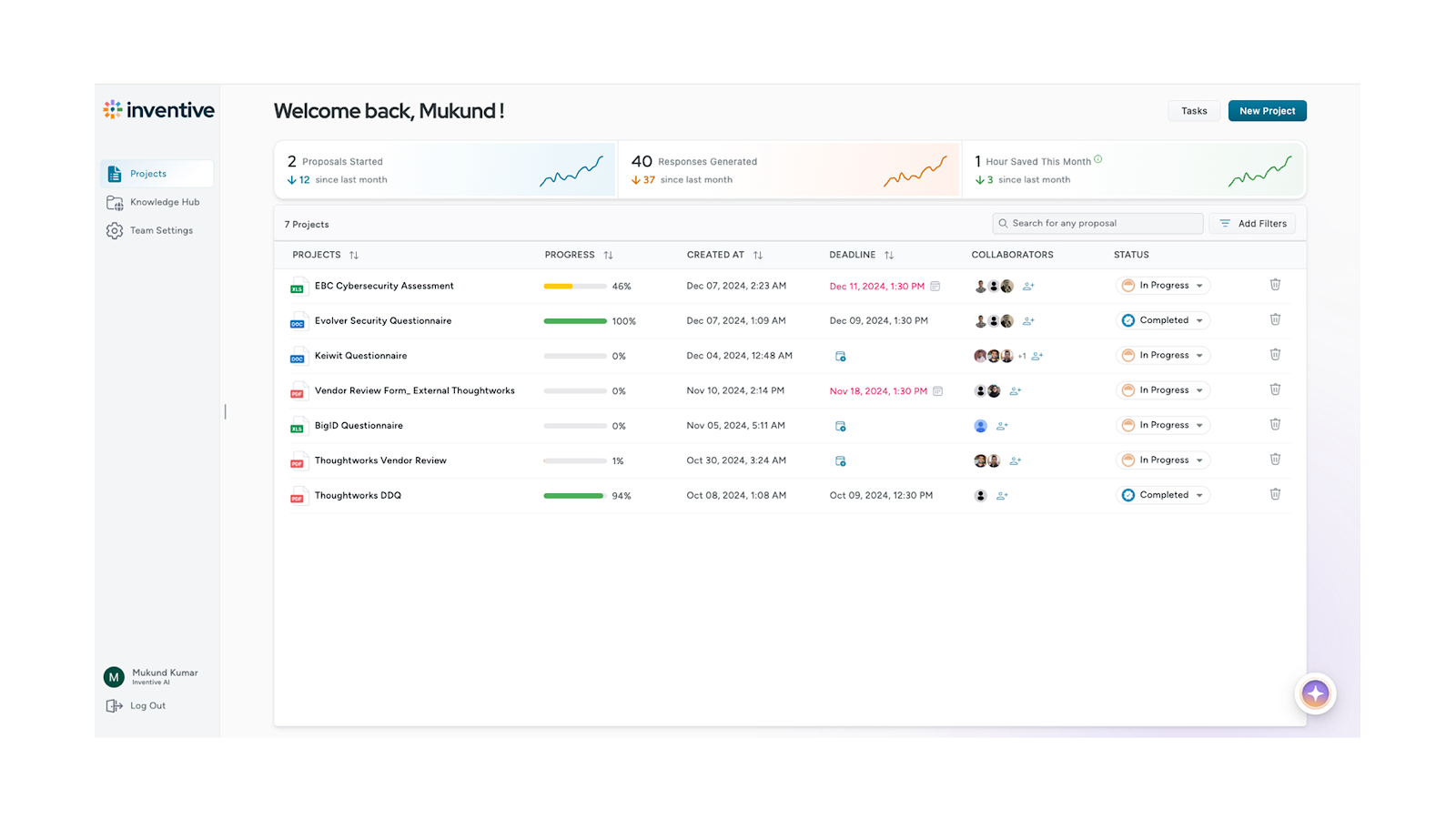 Track Performance and Improve Future RFPs