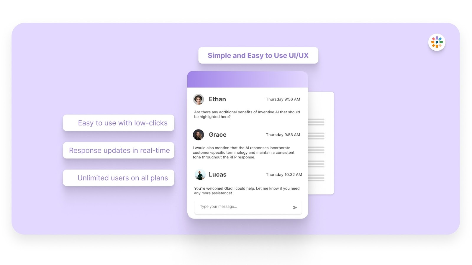 Simple and Easy to Use UI/UX