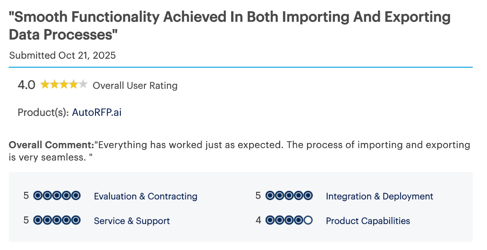 smooth functionality