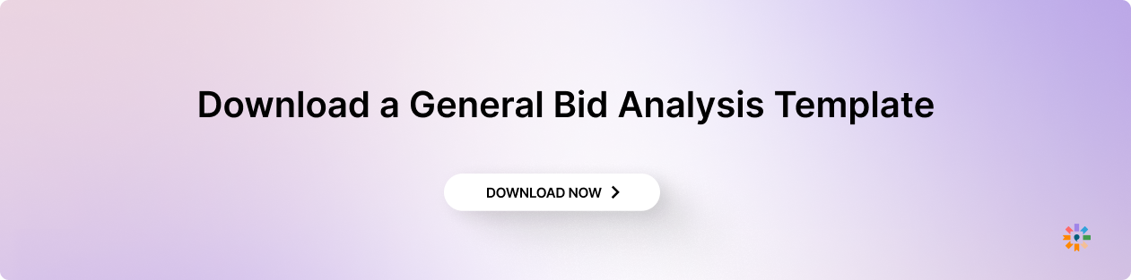Download a General Bid Analysis Template